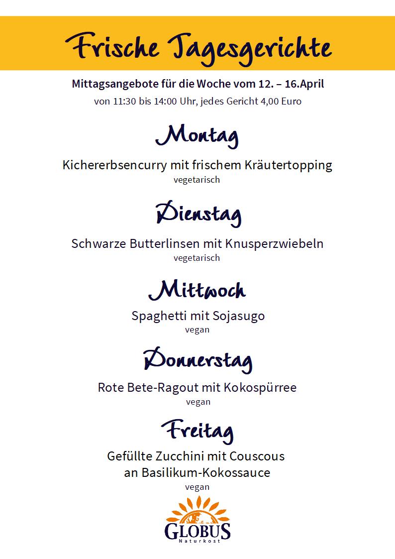 Globus Naturkost – Mittagstisch